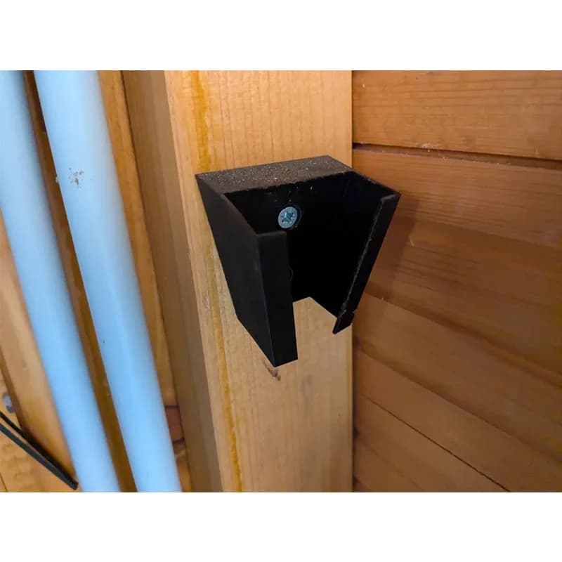 Horticultural Pruning Shears Wall Mounted Bracket Space Saving Manner In A Shed Garage Studio RV Accessories