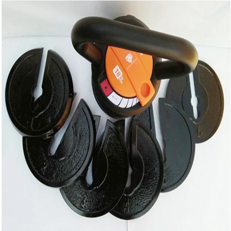 2026 Dipping Coated Cast Iron Kettlebell Home Weight Loss Strength Training Weights