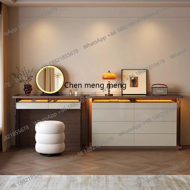 Organizzatore Trucchi, Cassettiere per Trucchi, Armadietti Contenitori, Tavolo da Trucco con Specchio, Scrivania, Mobili Cinesi
