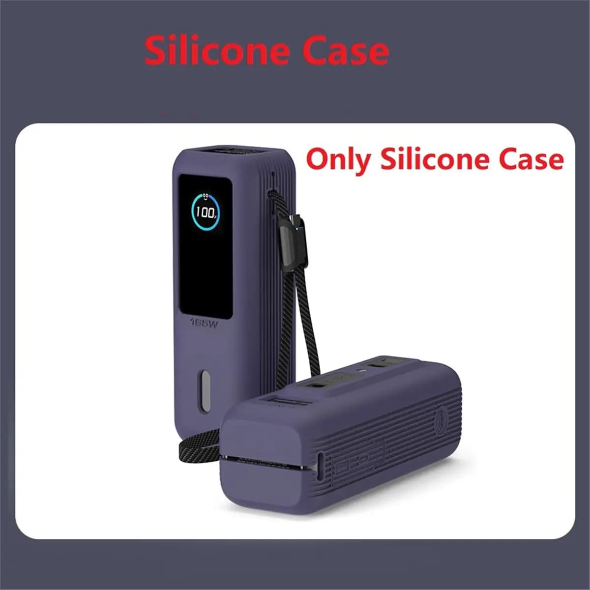 A46U Silicone Case for Laptop Power Bank 165W 25,000mAh with SD/SIM Card Storage Travel Protective Cover - CASE ONLY