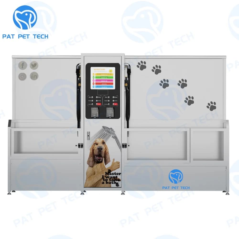 Stazione di lavaggio per cani Self Service Distributore automatico per vasca da bagno per animali domestici Vasca da bagno professionale per salone di toelettatura per cani