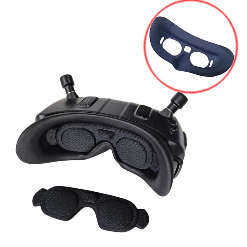 FPV Digital Glasses Replacement Eye mask Foam sponge Front plate Protective cover for black lenses for RC Drone AVATAR HD Glasses X