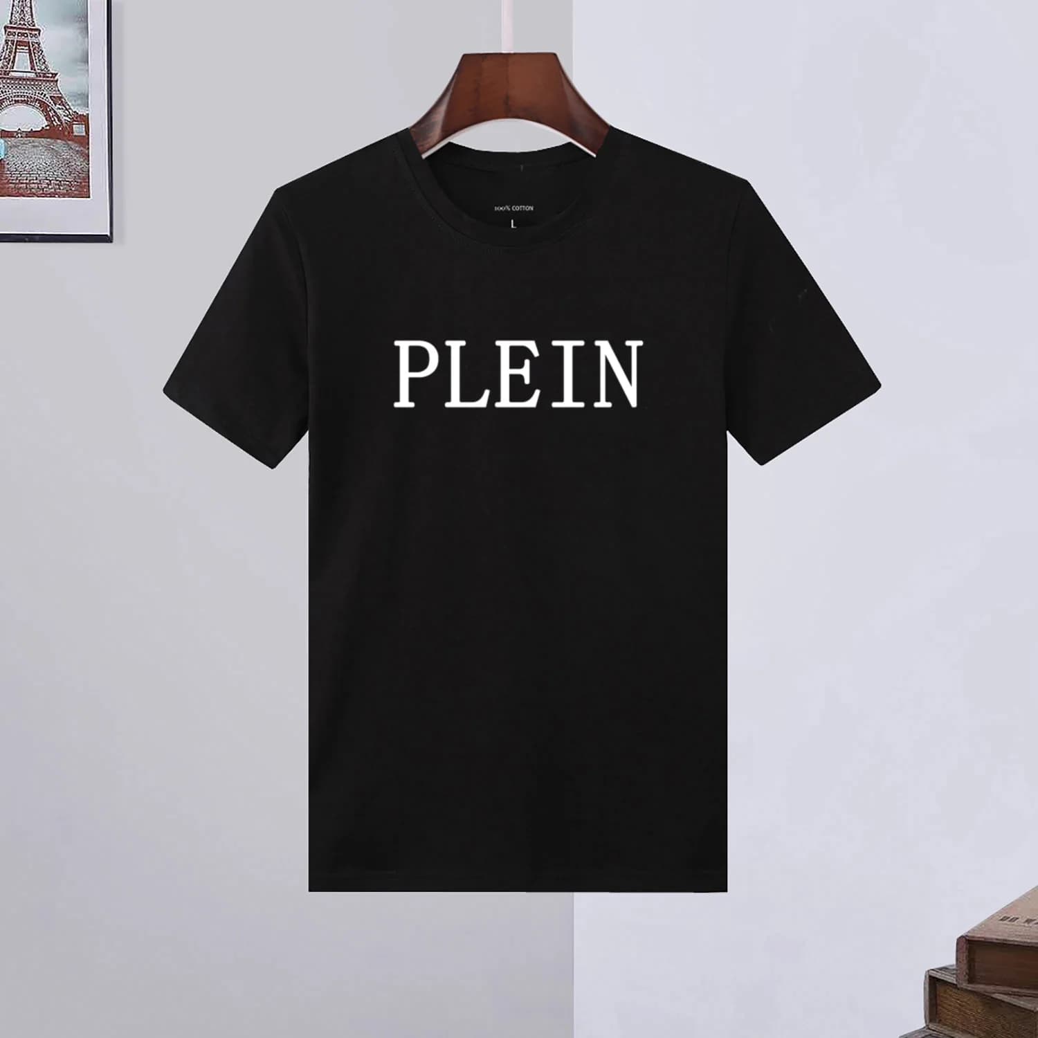 PLEIN SKULL T-shirt Sportiva Casual a Maniche Corte con Collo Tondo, Nuovo Stile Estivo Classico per Uomo e Donna