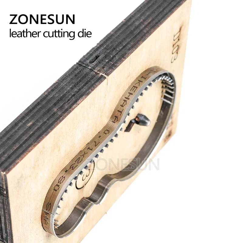 ZONESUN D103 Custom Leather Cutting Knife DIY Keychain Wood Model Punching Knife Keychain Cutting mold
