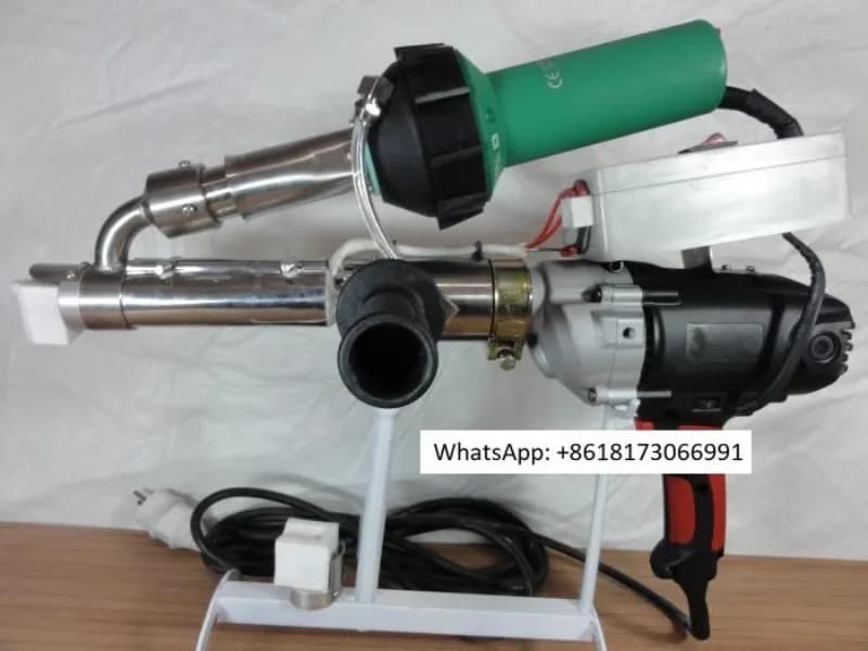 Estrusore di plastica con riscaldamento a doppio stadio, saldatrice di plastica, pistola per saldatura di plastica a estrusione