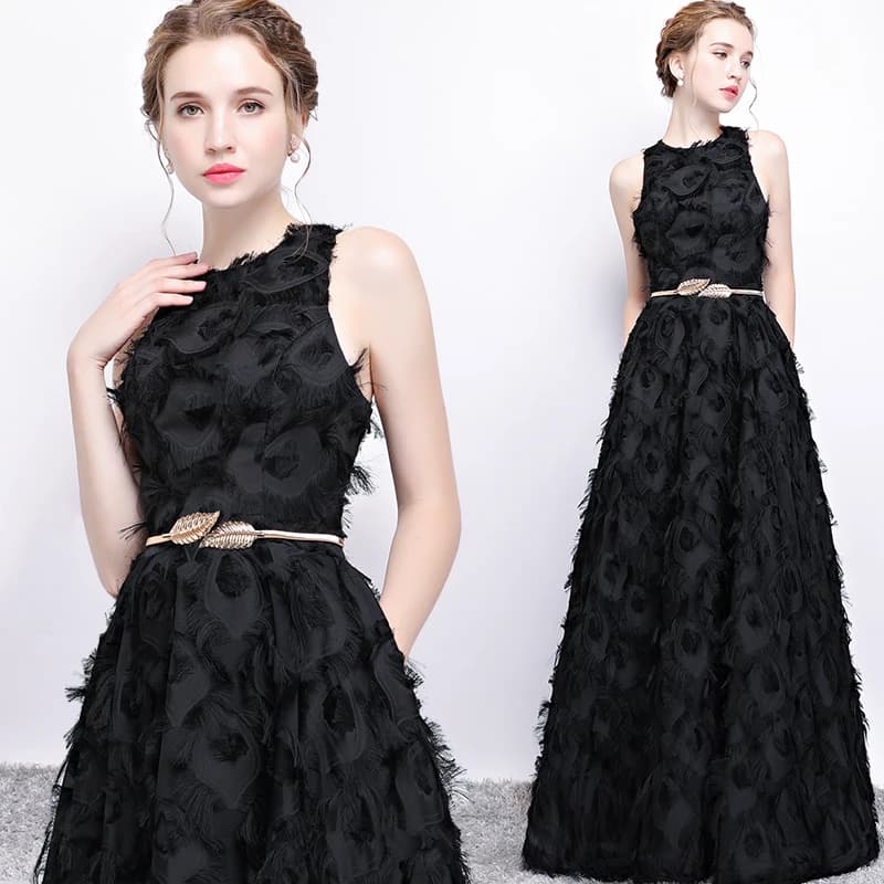 Elegante Abito da Sera Lungo da Donna, Nuovo Modello 2025, per Feste e Performance, Vestito Sexy con Schiena Scoperta, Vita Media, Gonna a Trapezio per Matrimoni e Anniversari