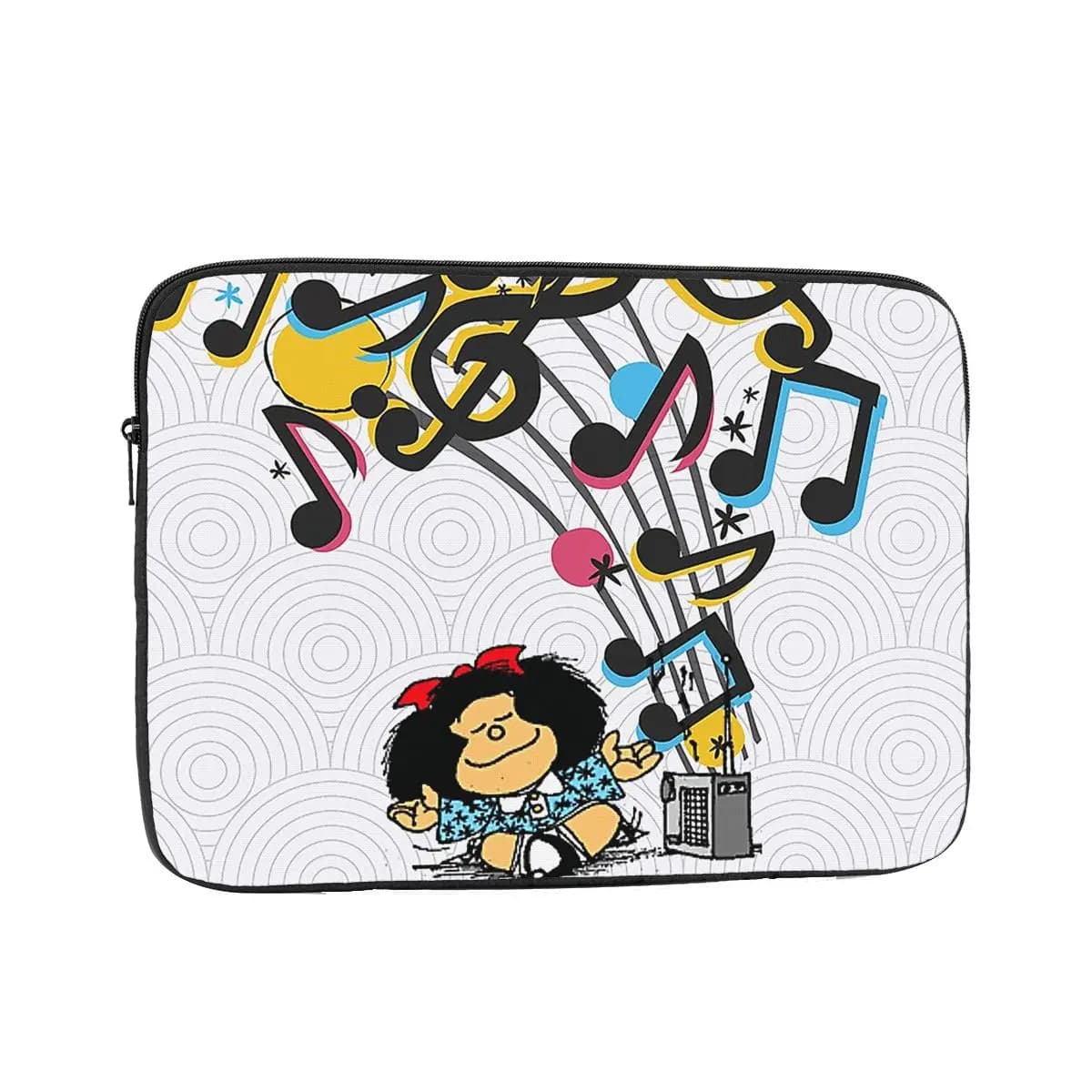 Mafalda Music Custodia protettiva per laptop vintage Custodia per notebook da 10 12 13 15 17 pollici Custodia antiurto per computer Amine
