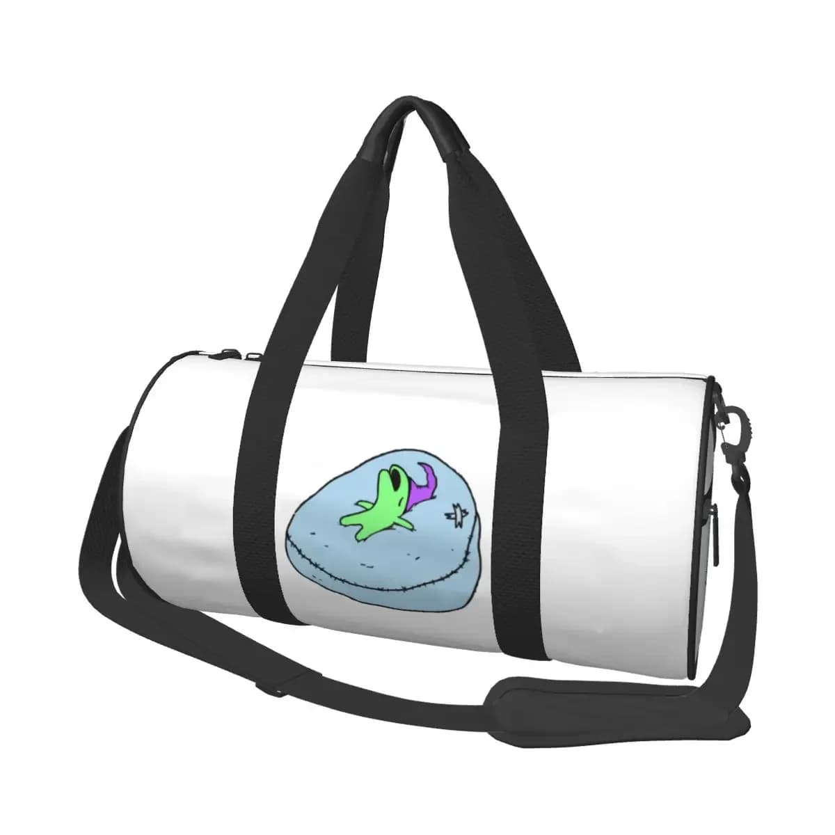 Glep Sleeping Smiling Friends Borsone grande da palestra Borsone impermeabile Borse da viaggio Borse Borsa da fitness