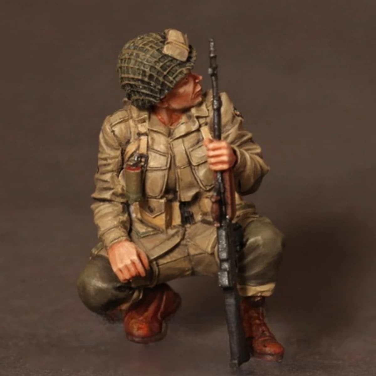 Kit modello non verniciato con figura in resina 1/35, tema militare, paracadutista americano, MODELLO GK non assemblato e non verniciato