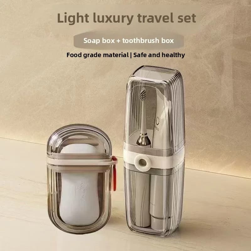 Custodia da viaggio a prova di perdite per spazzolino, organizer portatile da bagno per spazzolini elettrici, perfetta per casa e viaggio