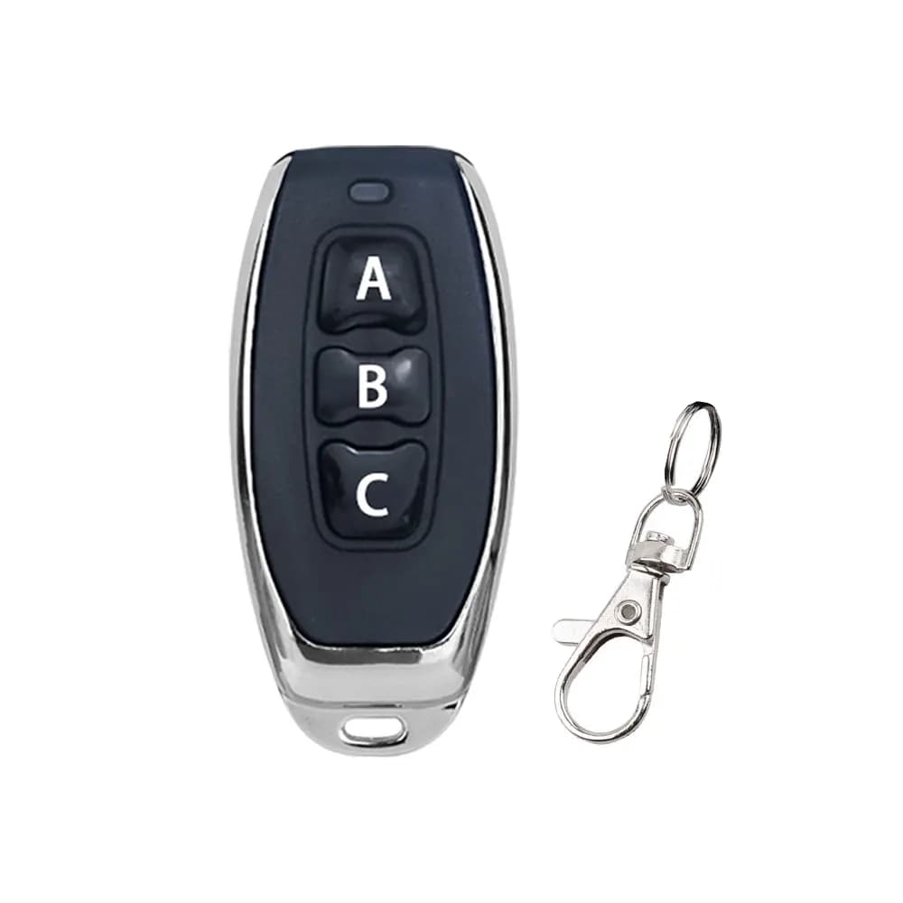 Remote Control 3 Key Learning Code 433MHz EV1527 RF Transmitter for Gate Garage Door Smart Home Wireless Controller Switch
