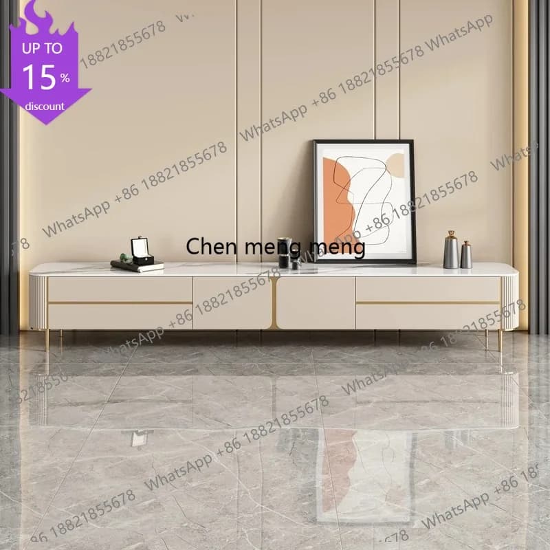 G153 White Modern Tv Stands Living Room Monitor Luxury Salon Display Tv Table Minimalist Aesthetic Muebles Para Tv Unique Furnit