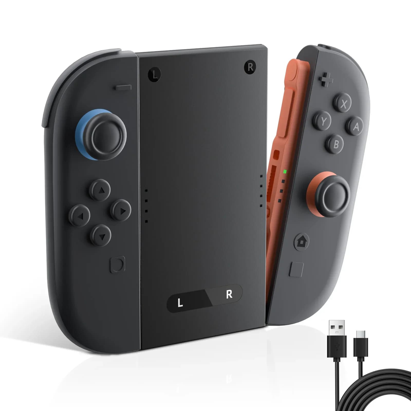 For switch2 left and right handle charging grip NS2 Joycon charging grip bracket charging switch 2 accessories