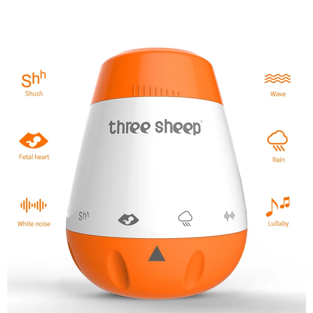 K1 Baby White Noise Machine Smart Music sensore vocale neonati Bad Sleep Helper Therapy Sound Monitor Generator for Babies Relax