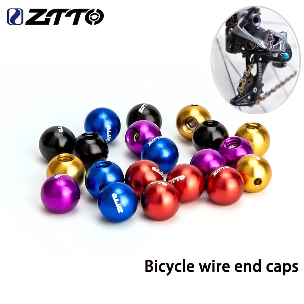 ZTTO MTB Tappo cavo freno bici da strada Tappi terminali filo Punte cavo cambio freno Crimps Tappi terminali filo freno bicicletta