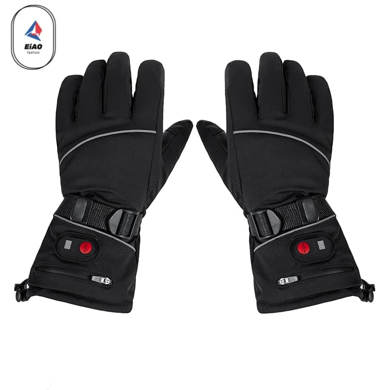 Guanti da ciclismo elettrici invernali all'aperto 2025 Sport da corsa Guanti da moto antiscivolo con touch screen riscaldati a mano USB caldi