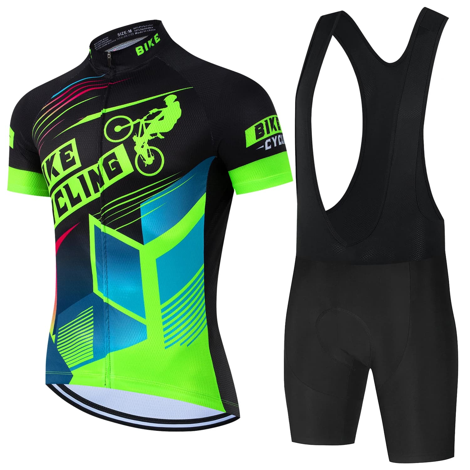 Breathable Cycling Jersey Set Quick Dry Bike Shorts Suit Men Professional MTB Road Bike Riding Outfit