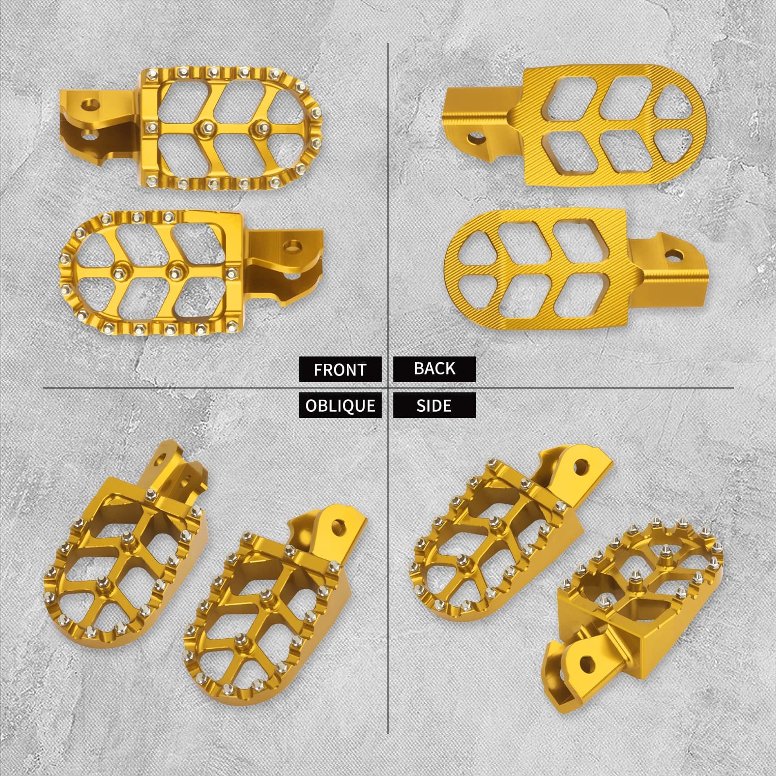 Motorcycle Foot Pegs Pedals Foot Rest Footpegs For Surron Light Bee X LBS Electric Bike CRF150F CRF230F2003-2019 KDX200 CRF250F