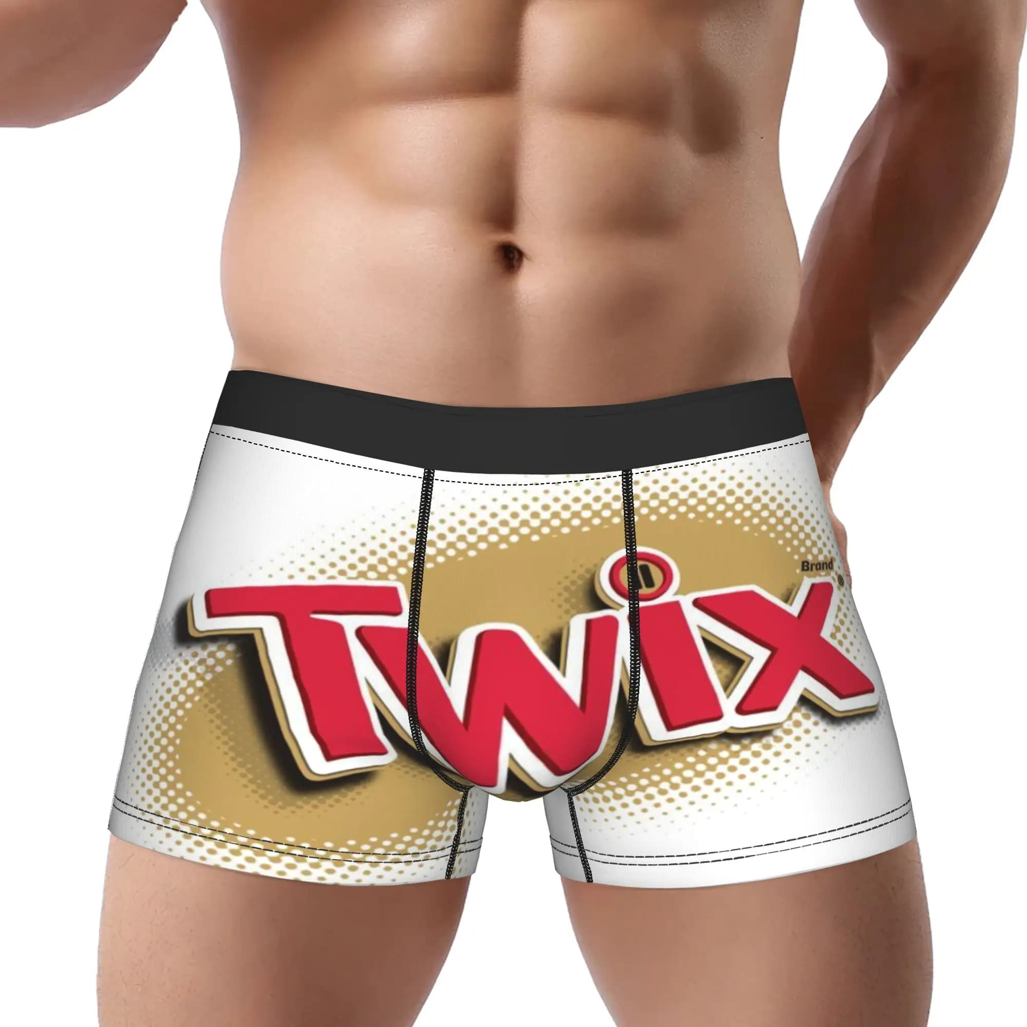 Twix Underpants Mutandine traspiranti Intimo da uomo Pantaloncini ventilati Boxer Briefs