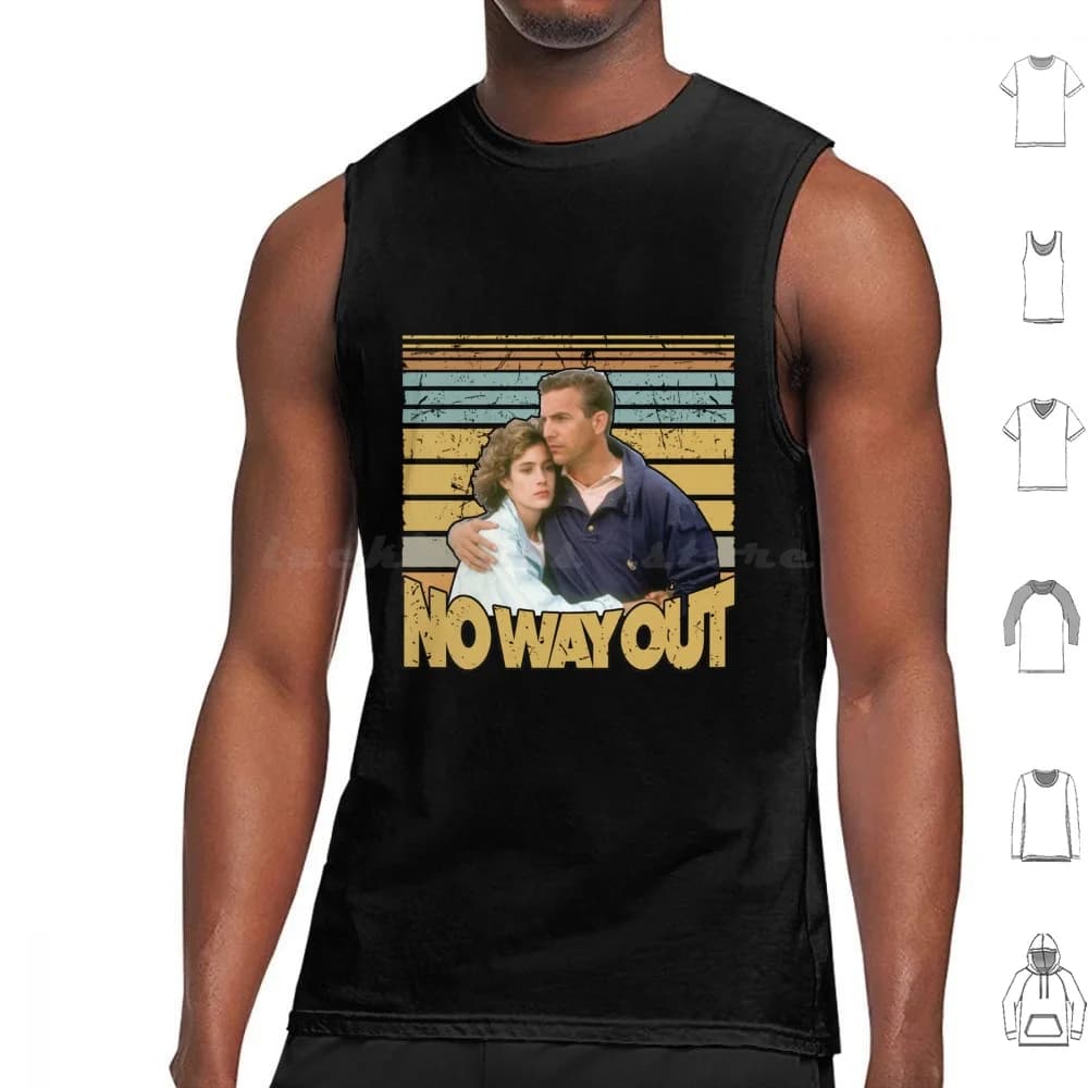 No Way Out Retro Film Tank Tops Gilet senza maniche Life On The Stage Will Patton Films American Actors Movies Roger Sci