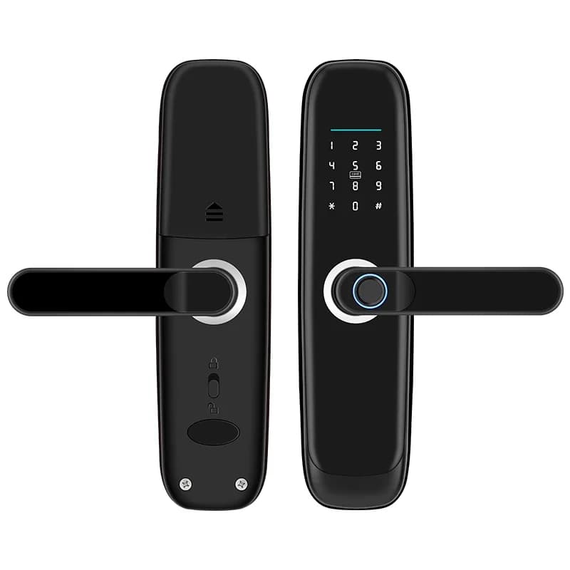 Serratura per impronte digitali per porta interna in legno, appartamento per porta della stanza, camera da letto, casa, elettronica per ufficio, serratura intelligente con password