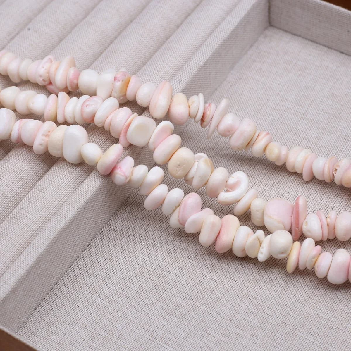 10-12mm Rosa Regina Conchiglia Irregolare Perlina D'acqua Dolce Naturale Squisita Creazione di Gioielli FAI DA TE Collana Bracciale Orecchini Accessorio