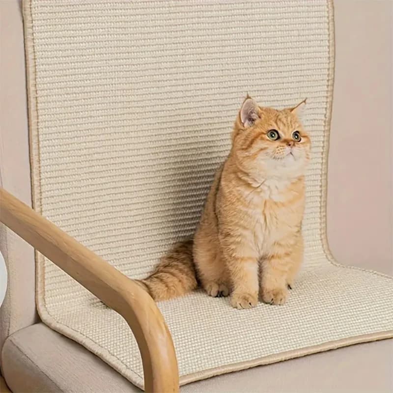 Sisal linen cat scratching mat pet scratching sleeping mat anti-cat scratching sofa edge sticky carpet mat