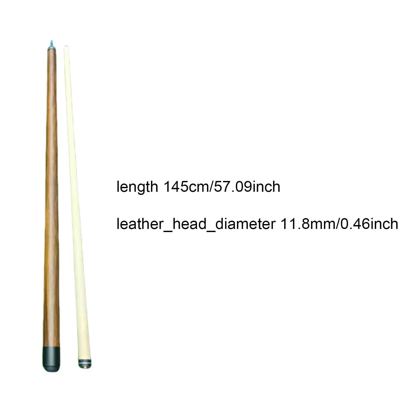 Stecca Professionale da Biliardo in Legno 57 Pollici, Set di Accessori per Biliardo per Sala Giochi