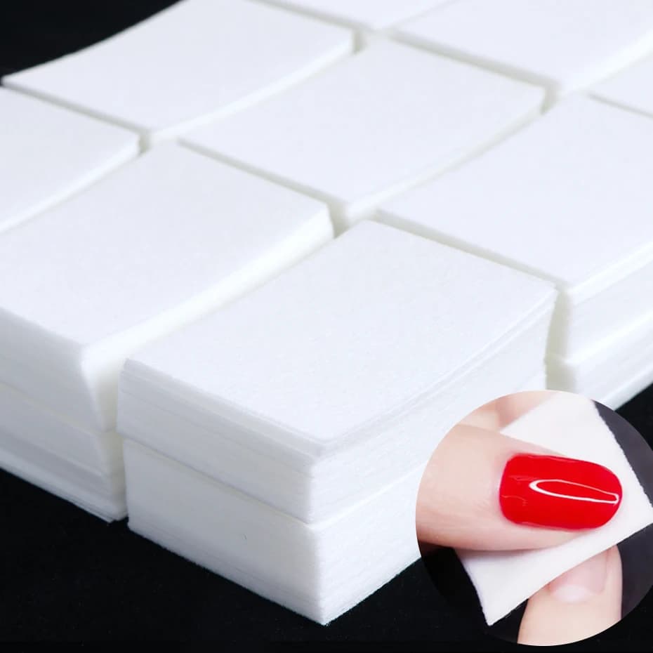 450 pezzi salviette per la rimozione dello smalto per unghie senza pelucchi salviette di cotone detergente per Manicure Gel UV cuscinetti per la rimozione dello smalto per unghie strumenti per la pulizia delle carte