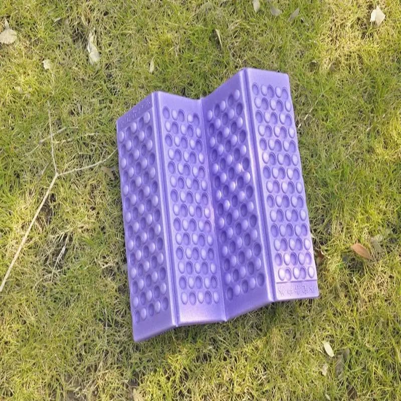 Tappetino Massaggiante a Nido d'Ape Pieghevole in 4 Parti, Cuscino XPE per Escursionismo, Campeggio, Allenamento, Picnic, Impermeabile