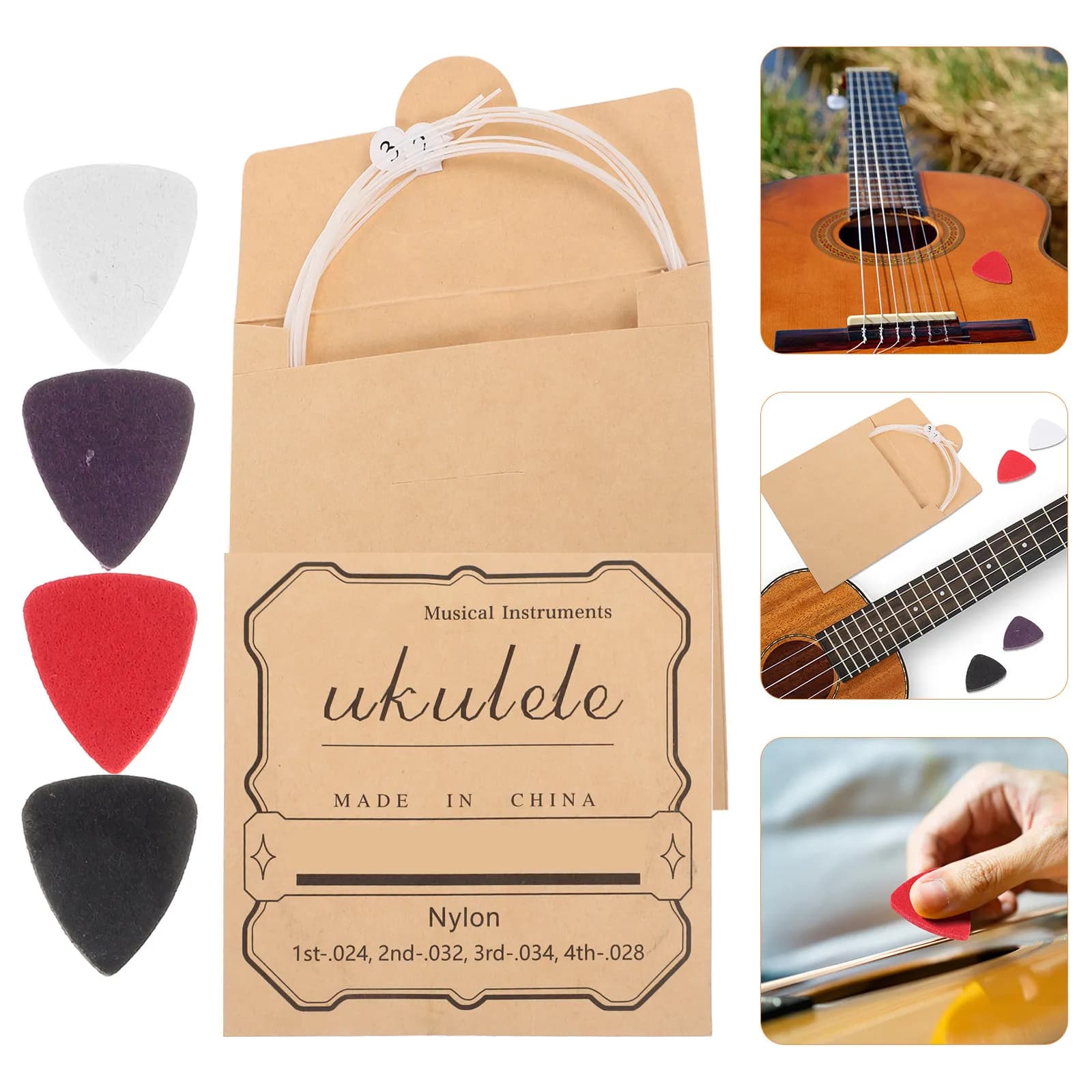 Set di Strumenti per la Cura della Chitarra, Materiali Premium, Design Compatto e Portatile per Manutenzione di Ukulele, Chitarra Elettrica, Acustica, Classica e Basso