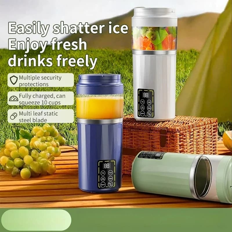 Nuovo Frullatore Automatico, Estrattore di Succo, Frullatore Portatile, Frullatore per Alimenti per Bambini, Piccolo e Portatile per Uso Domestico