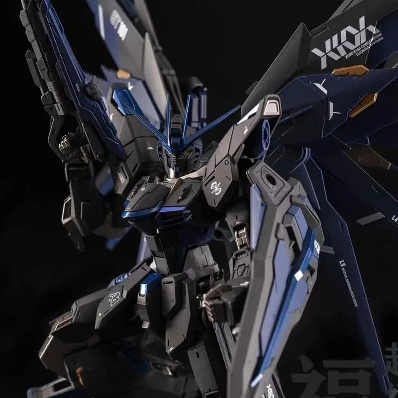 Mounting kit Mg Black Phoenix Shadow Freedom Version 2 with support and water decal for adult collectors and modelling enthusiasts.