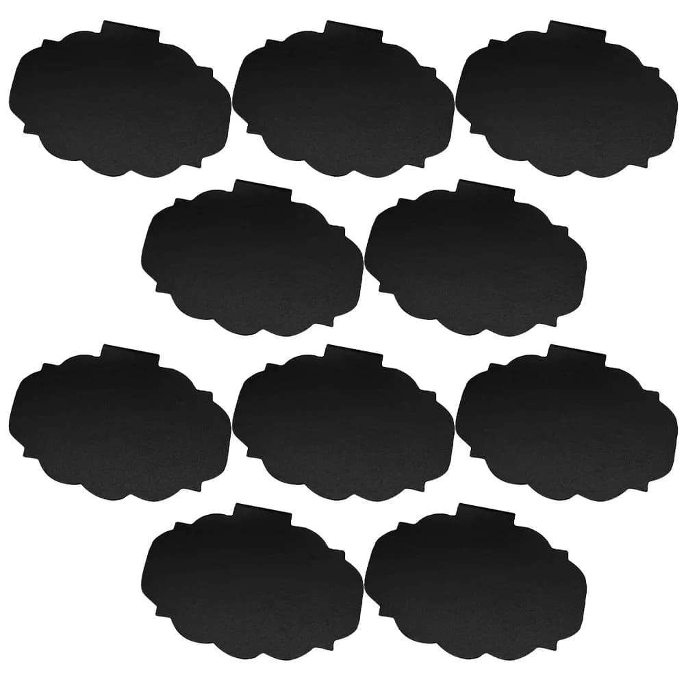 Clip per cestini da 10 pezzi, portaetichette in plastica, etichette riutilizzabili con clip per contenitori, cestini, organizzazione