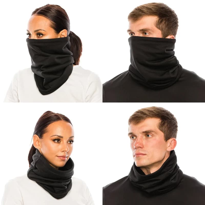 Polar Fleece Neck Tube Scarf Winter Ear Scale Fishing Running Shoe Adjustable Neck Handkerchief Cycling He