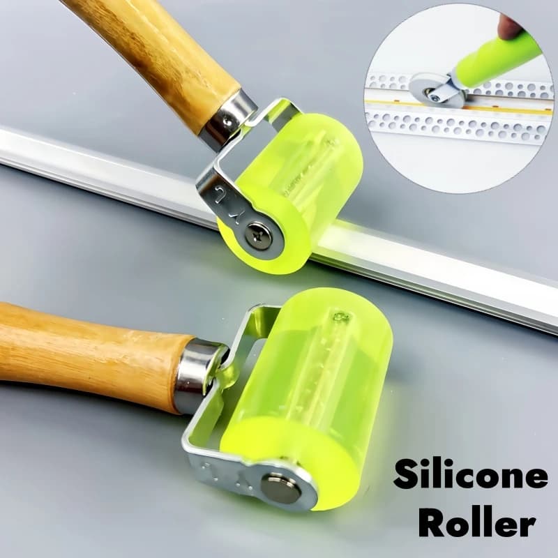 Press Edge Handle Roller LED Strip Light Strumento di installazione Profilo in alluminio Diffusore Barra lineare Lampada Paralume Accessori per montaggio
