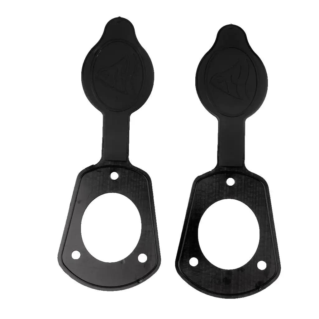 2 Pieces Angle Cap with Black ABS Gasket, Incasso Accessories for Small Boats, Dogs, Kayaks