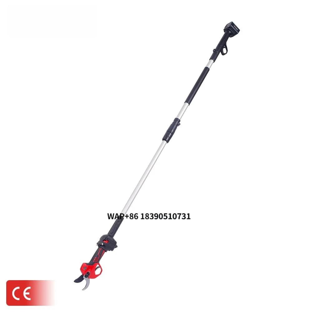 38mm Wireless Garden Electric Scissors with Telescopic Auction and Battery