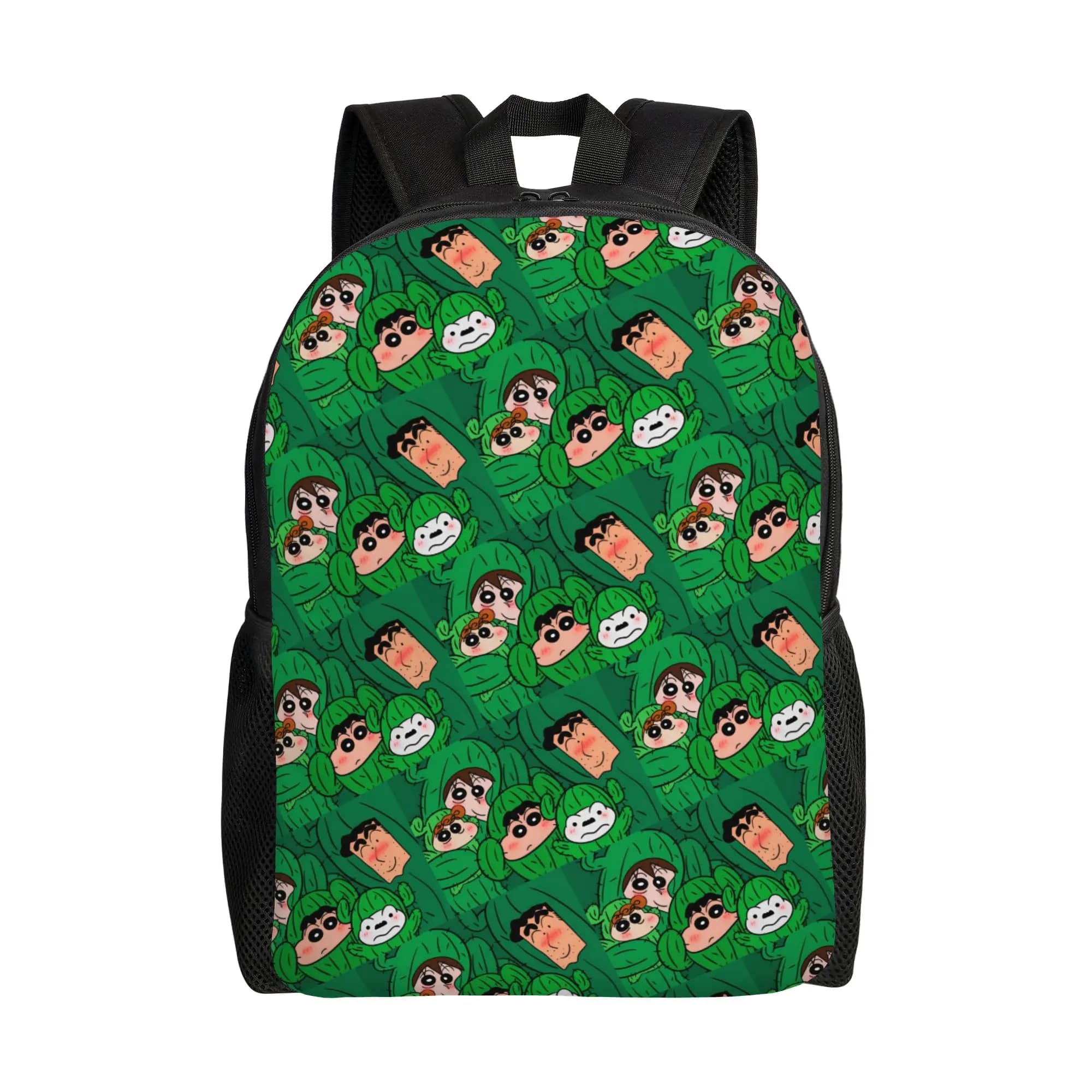 Custom Crayons Shin-chans Cute Anime Backpacks for Men Women Water Resistant School College Bag Printing Bookbags