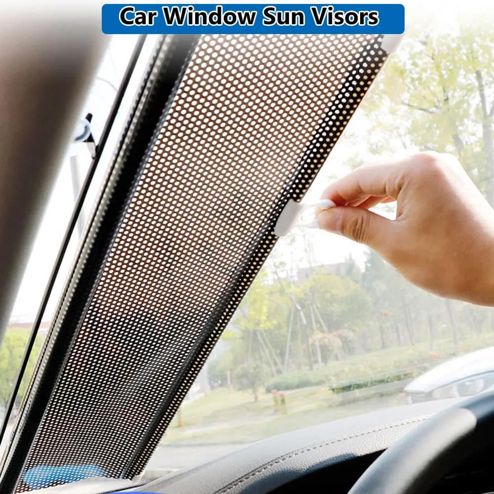 Parabrezza retrattile anteriore per auto parasole visiera SUV copertura del blocco pieghevole della finestra