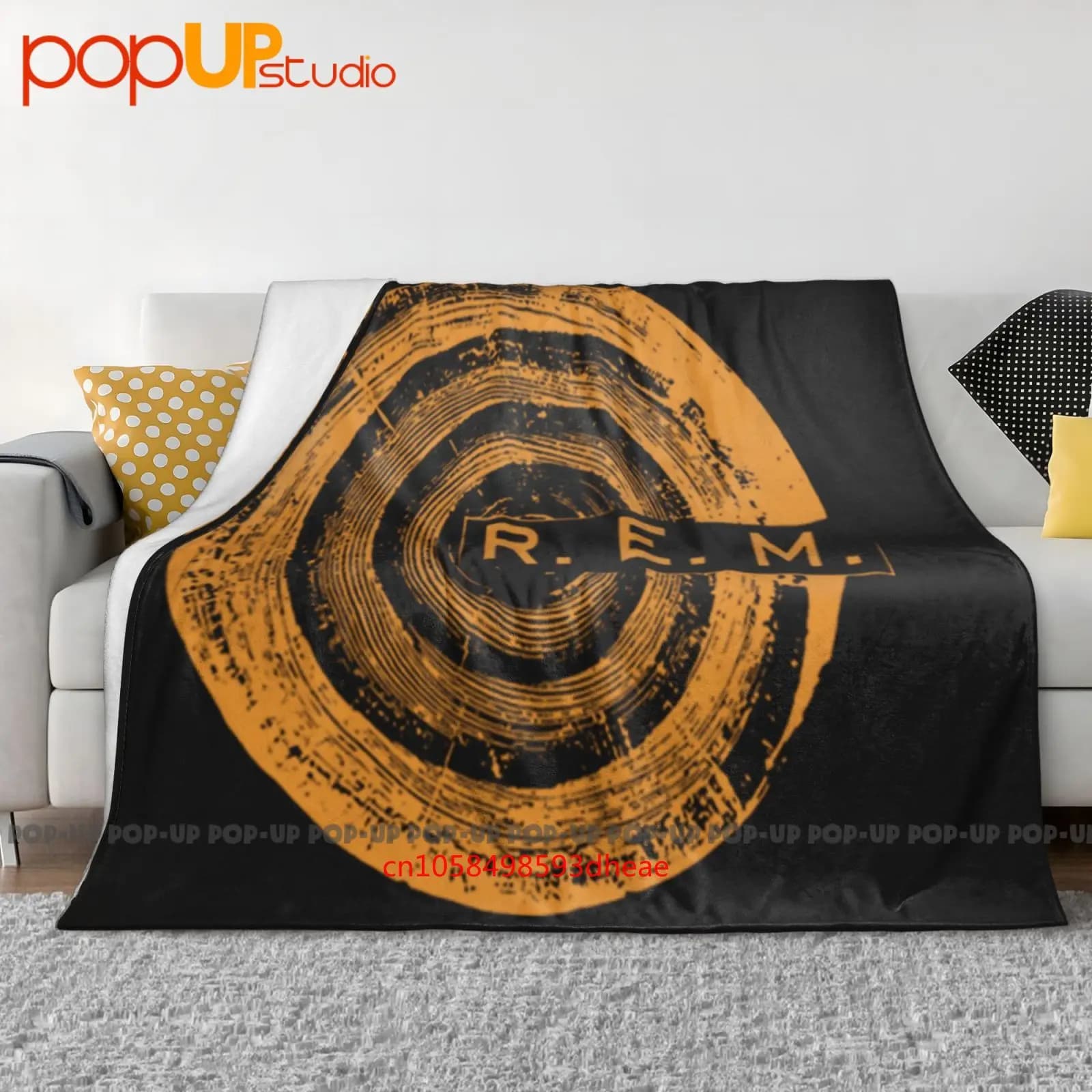 REM.-Woodcut Tree Coperta ultra morbida trapunta invernale Copridivano Copriletto
