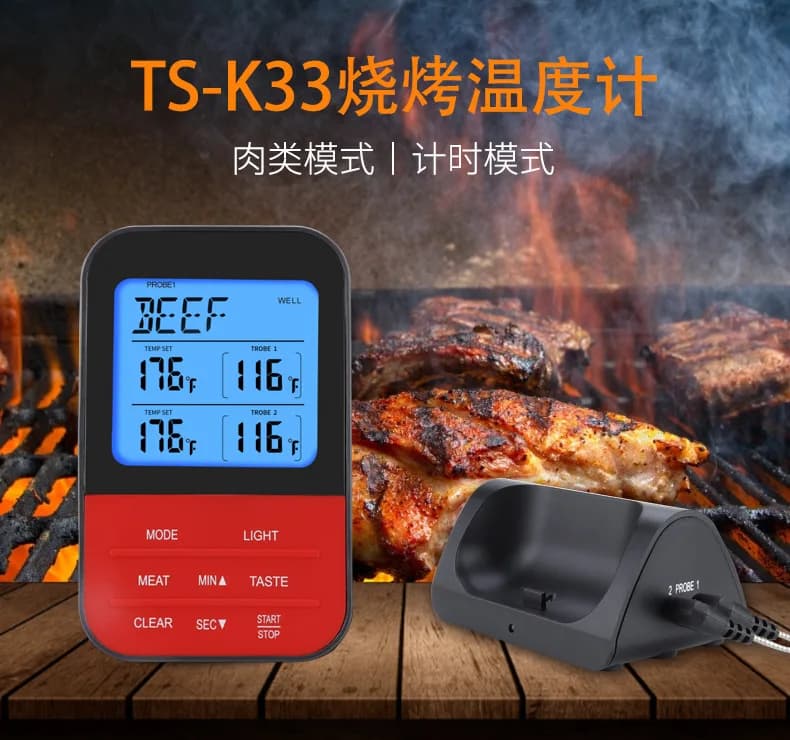 Termometro per barbecue wireless Termometro elettronico multifunzionale per articoli da forno Termometro per forno domestico