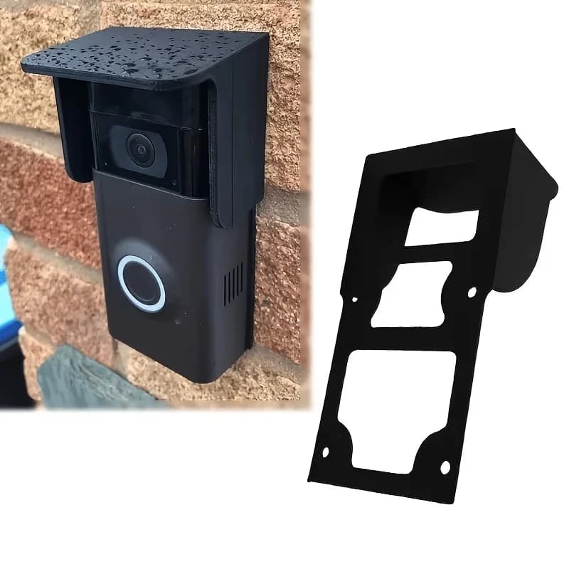 Video doorbell protective cover, waterproof, rainproof and sunscreen, outdoor monitoring doorbell protective case, intelligent video doorbell universal rain cover, weathering protective case, doorbell accessories.