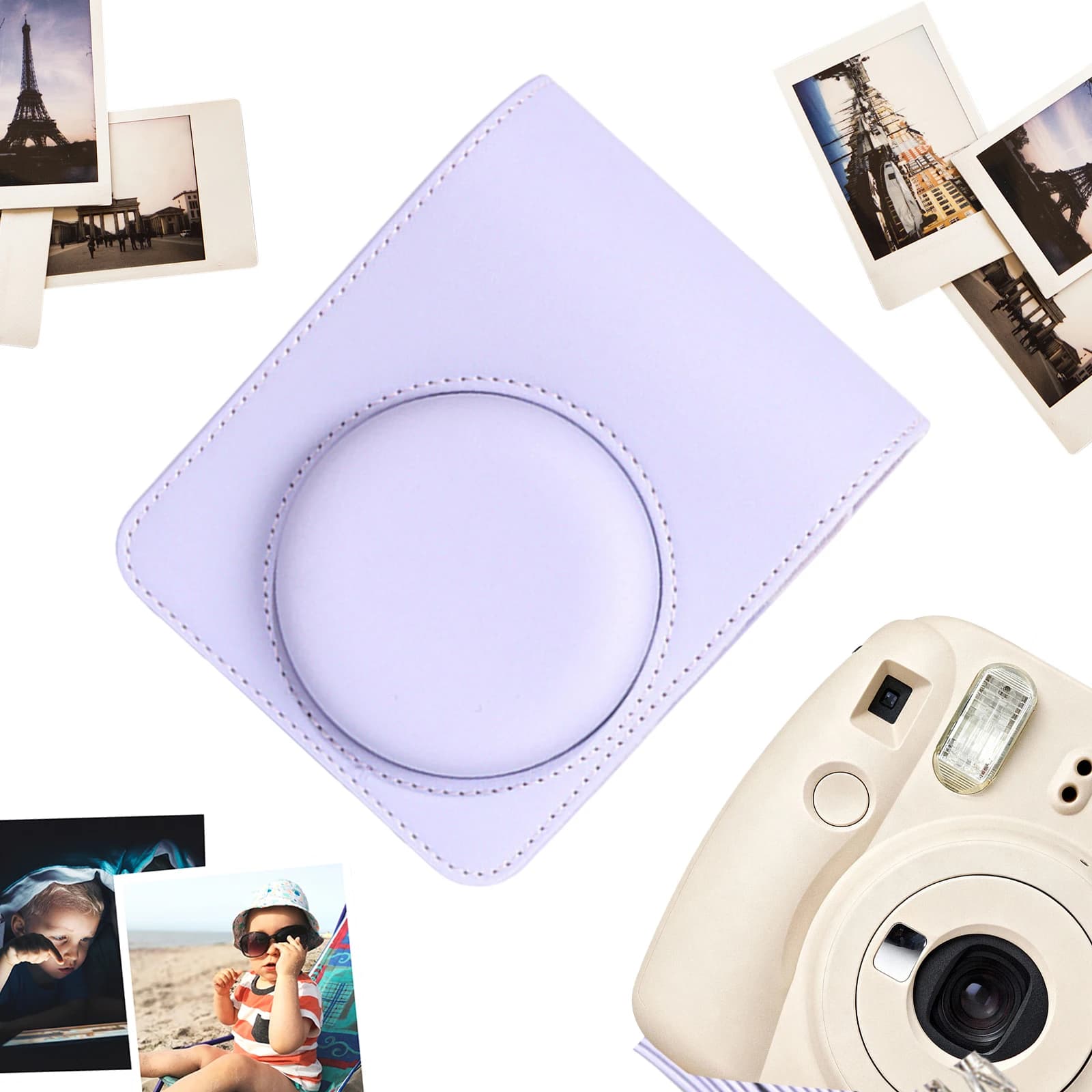 Custodia Protettiva per Fotocamera Adatta per Fujifilm Instax Mini 13, Borsa a Tracolla con Tracolla Regolabile Antipolvere