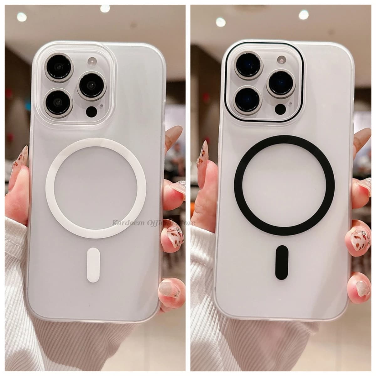 For Magsafe Magnetic Clear Case for iPhone 18 Pro Max 17 Pro 16 15 14 13 12 11 Pro Air Shockproof Wireless Charger Funda Cover