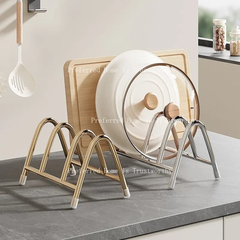 Shelves for kitchen cutter in stainless steel, shelf for worktop, multifunctional cover, storage for drainage of vegetable tables