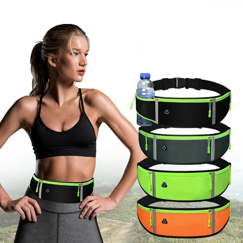 Men's Running Waist Waist Bag Gym Bag for Phone Water Moisturizing Backpack Running Accessories Sports Waist Bags Gym Sports Bags