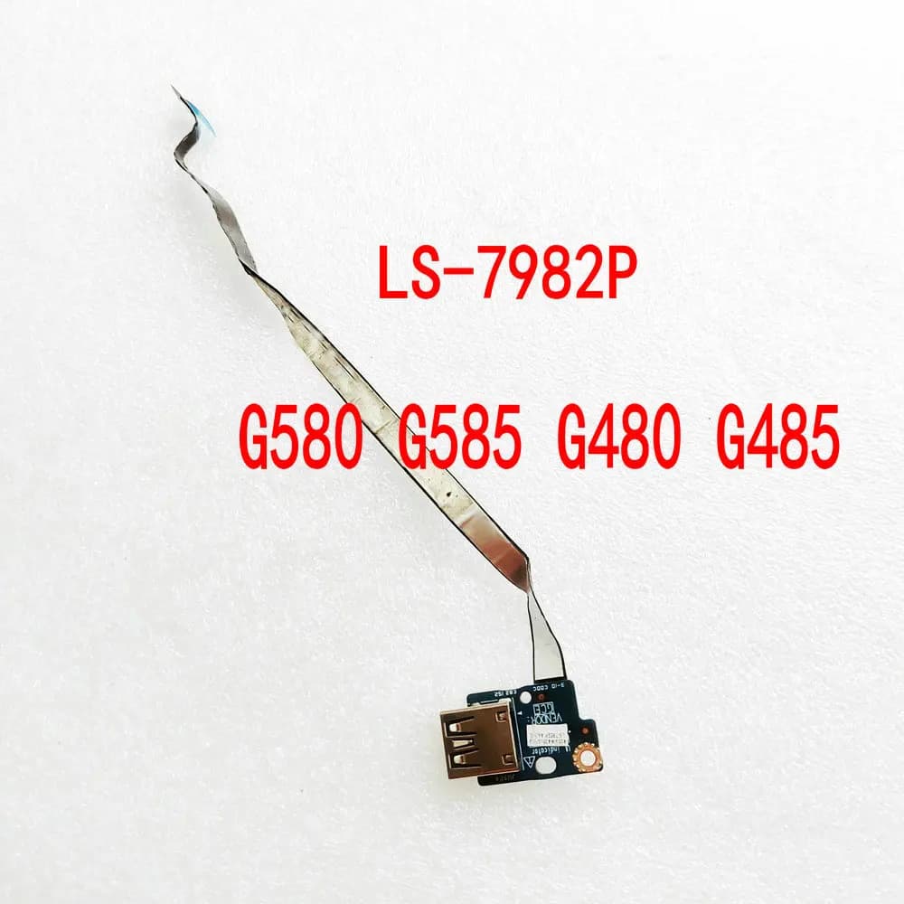 LS-7982P Per Lenovo G580 G585 G480 G485 Scheda Porta USB Con Cavo QIWG6 LS-7982P QIWG5/QIWG6 NBX00011N00 90200456