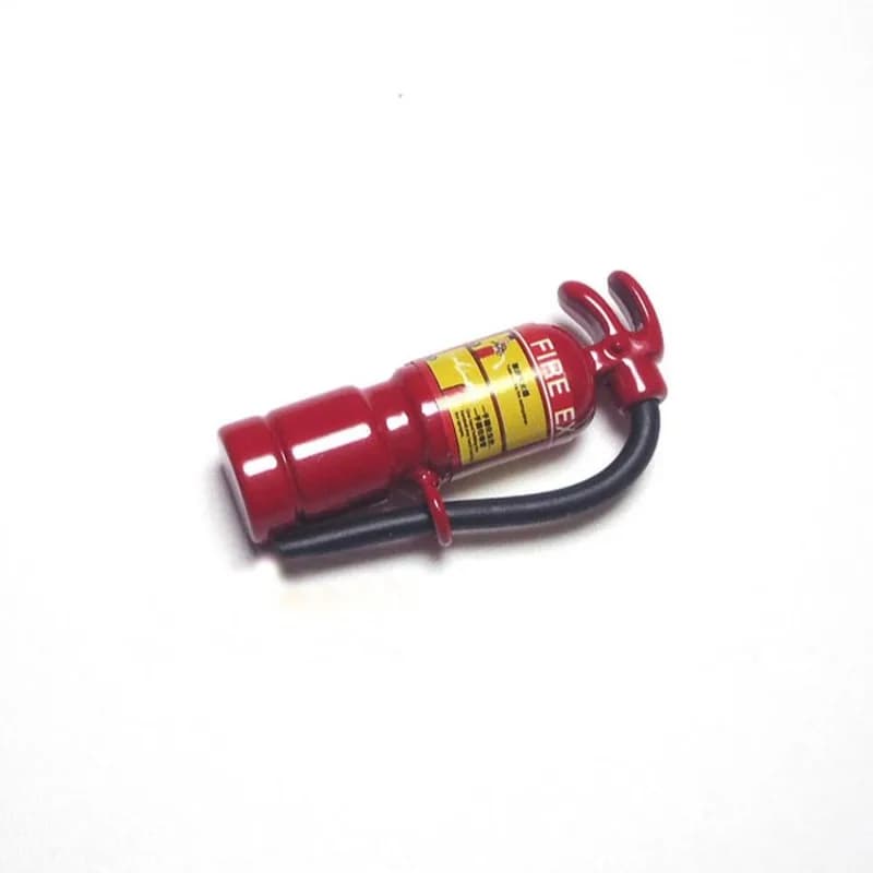 Simpatico mini giocattolo 1:12 Estintore per casa delle bambole in miniatura Gioca a accessori per la decorazione dei mobili della casa delle bambole
