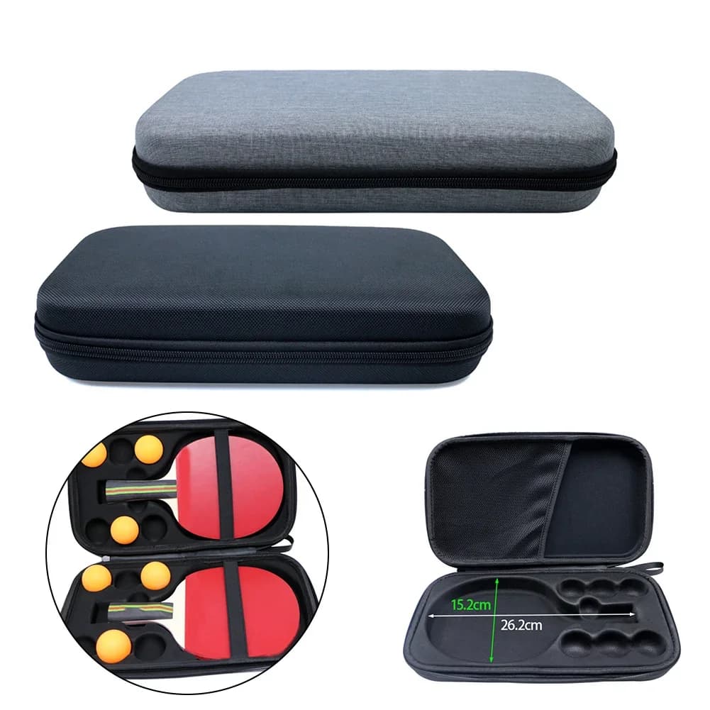1PC Ping Pong Bag EVA Case for Paddle Hard Case for Racket Ping Pong Bag